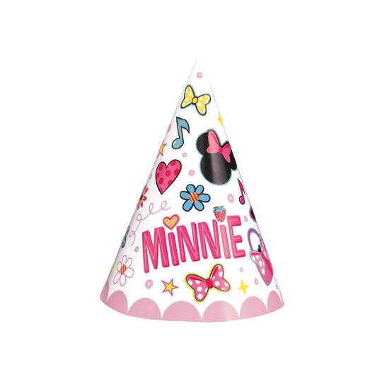 Minnie Mouse Party Hats, 8ct.